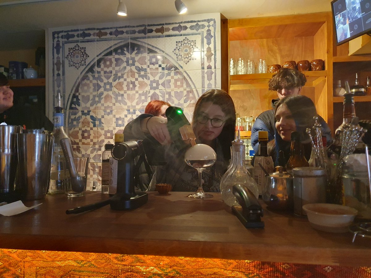 Level 3 F&amp;B students visited Kazbar and had the opportunity to find out all about spirits and products and creating cocktails 🍸🍹 #NationalCareersWeek2023 #cocktails #mixology #students