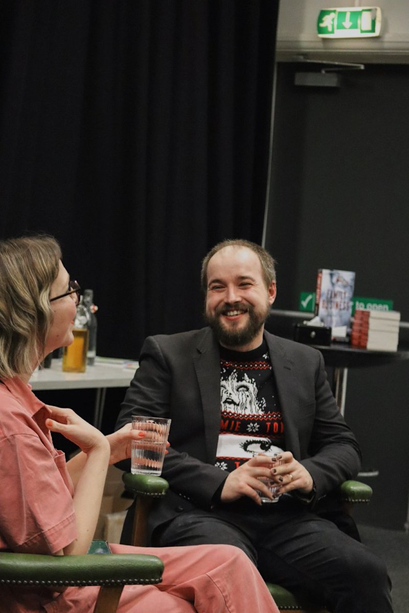 lancaster_words's tweet photo. We were delighted to welcome Jonathan Sims to Lancaster this week. Seen here in deep conversation with our own Rachel Winterbottom. Photos by Abigail White. #Lancasterwords #lovelancaster https://t.co/ogJgvNIcWj
