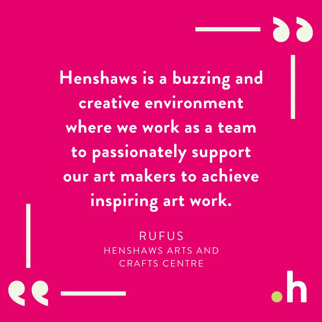 We have two exciting opportunities available at our Arts and Crafts Centre, for a Supply Workshop Leader and a Workshop Assistant/Support Worker (Maternity Cover)!

Supply Workshop Leader: buff.ly/3Fa6VBe 

Workshop Assistant/Support Worker: buff.ly/3Zy7m0p