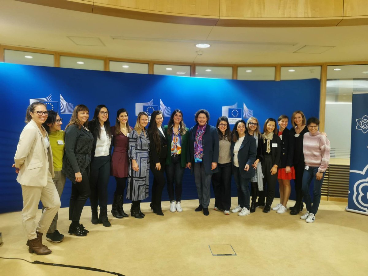 "We need to encourage each other, empower each other and share a way forward"Nicola Beer - Vice President of European Parliament shared aspects crucial to empowering #femalefounders
💡Access to Funding
💡Mentorship 
💡Recognition &amp; visibility 
💡Education
💡Addressing gender bias