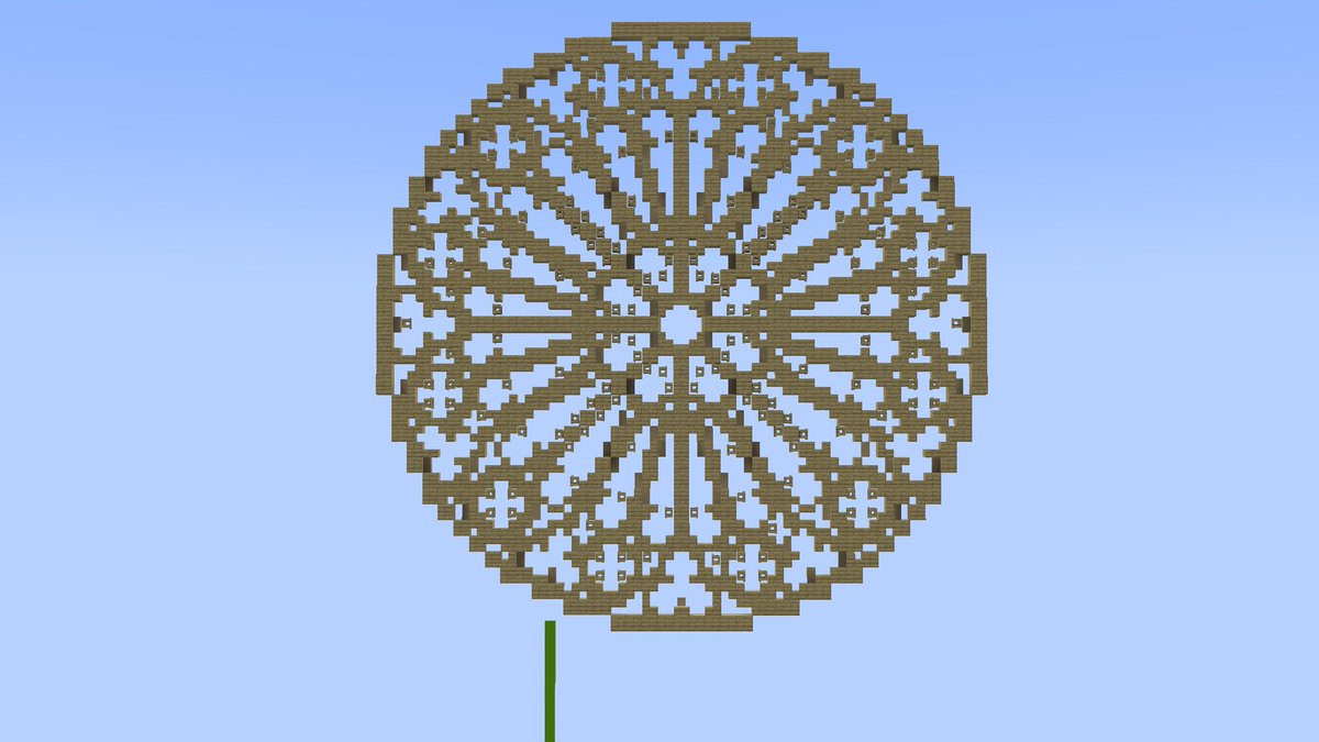 RococoGrace's tweet image. Some rose window designs I made awhile back aswell 
#Minecraft #Minecraftbuilds #minecraft建築コミュ #Minecraft軍事部