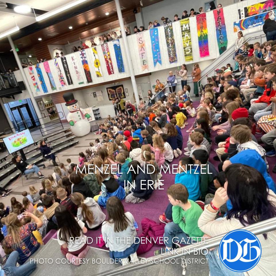 MooreTheatre's tweet photo. What were #Broadway legend @idinamenzel and her teacher/author sister @caramentzel up to this week at Meadowlark School in Erie? It’s part of a packed weekly roundup of local arts news in @denvergazette —> https://t.co/v3y4qVbA2b
#LoudMouse @BVSDcolorado @AmericanTheatre https://t.co/lMuixn2b4z