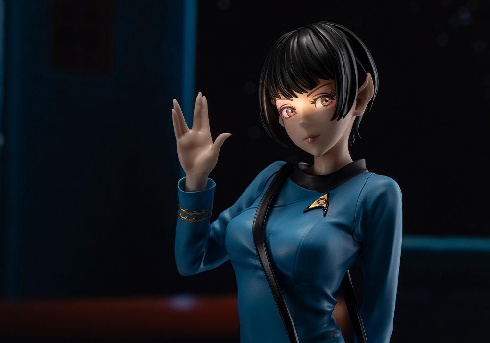 Nin_Nin_Game's tweet photo. Star Trek fans, check out the latest addition to the Bishoujo line - the Vulcan science officer from the original series!
Don't miss out, order yours today!
link π https://t.co/creS4BxpMj
#StarTrek #Bishoujo #VulcanScienceOfficer #AnimeFigure https://t.co/DljjcZ4Wbs