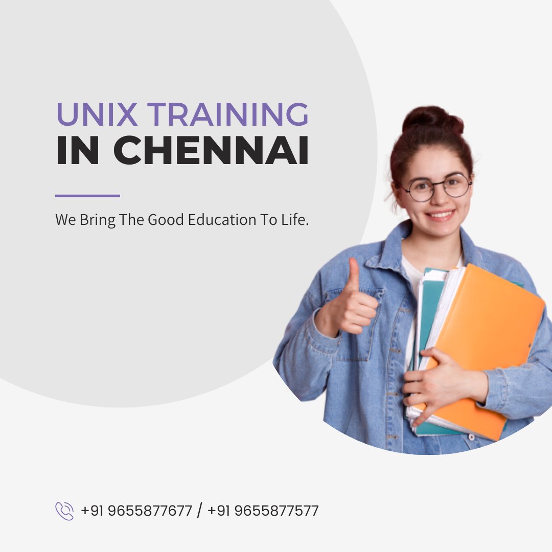 TharunV47163530's tweet photo. Looking for Best Unix Training in Chennai? You are at the right place. Check out our updated unix training course Today!!!
πhttps://t.co/WD1YMy1PQk
π +91 9655877677 / +91 9655877577
#unix #linux #Course #education #learning #traininginchennai #Chennai #intellimindz #RedHat https://t.co/alwNkmvEv9
