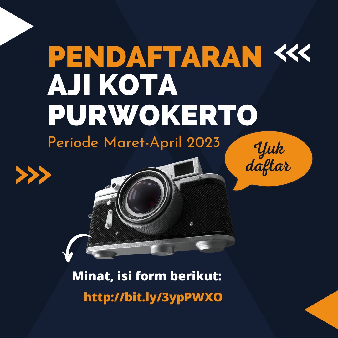 Rekrutmen Terbuka

AJI Kota Purwokerto membuka pendaftaran anggota baru.

Temukan pengalaman baru dunia jurnalistik bersama kami... 

Contact Person : 
Gani 085156297100
Zaki  082327999609