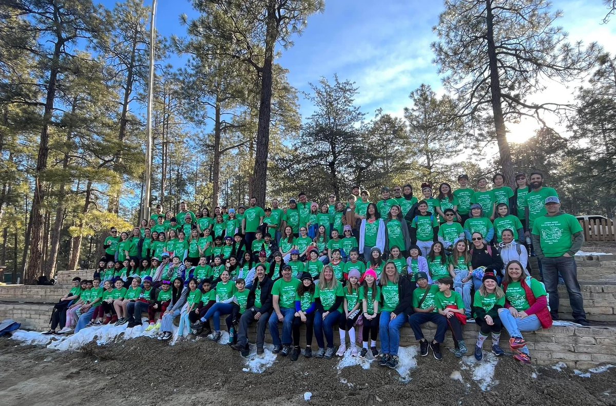 SVViperPride's tweet photo. Our 5th graders spent the last few days up in Prescott! They enjoyed snow &amp; team building activities! #ViperPride #LeadWithKindness https://t.co/ex0ate2L8n