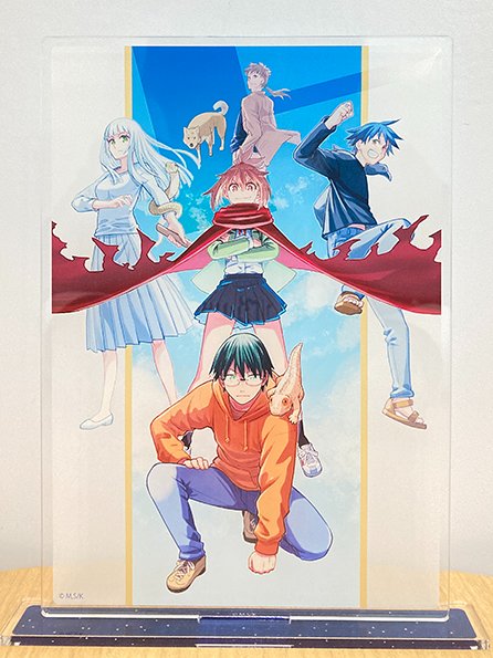 AnimeSamidare's tweet photo. #惑星のさみだれ 法人別全巻購入特典のアクリルスタンドのサンプルです！

水上先生描き下ろしのジャケットイラストを用いたアクリルスタンドとなります！

詳細はこちら→
https://t.co/5pp64BRIMv https://t.co/IR2nFkZzQI