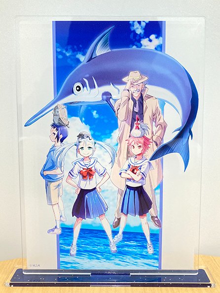 AnimeSamidare's tweet photo. #惑星のさみだれ 法人別全巻購入特典のアクリルスタンドのサンプルです！

水上先生描き下ろしのジャケットイラストを用いたアクリルスタンドとなります！

詳細はこちら→
https://t.co/5pp64BRIMv https://t.co/IR2nFkZzQI