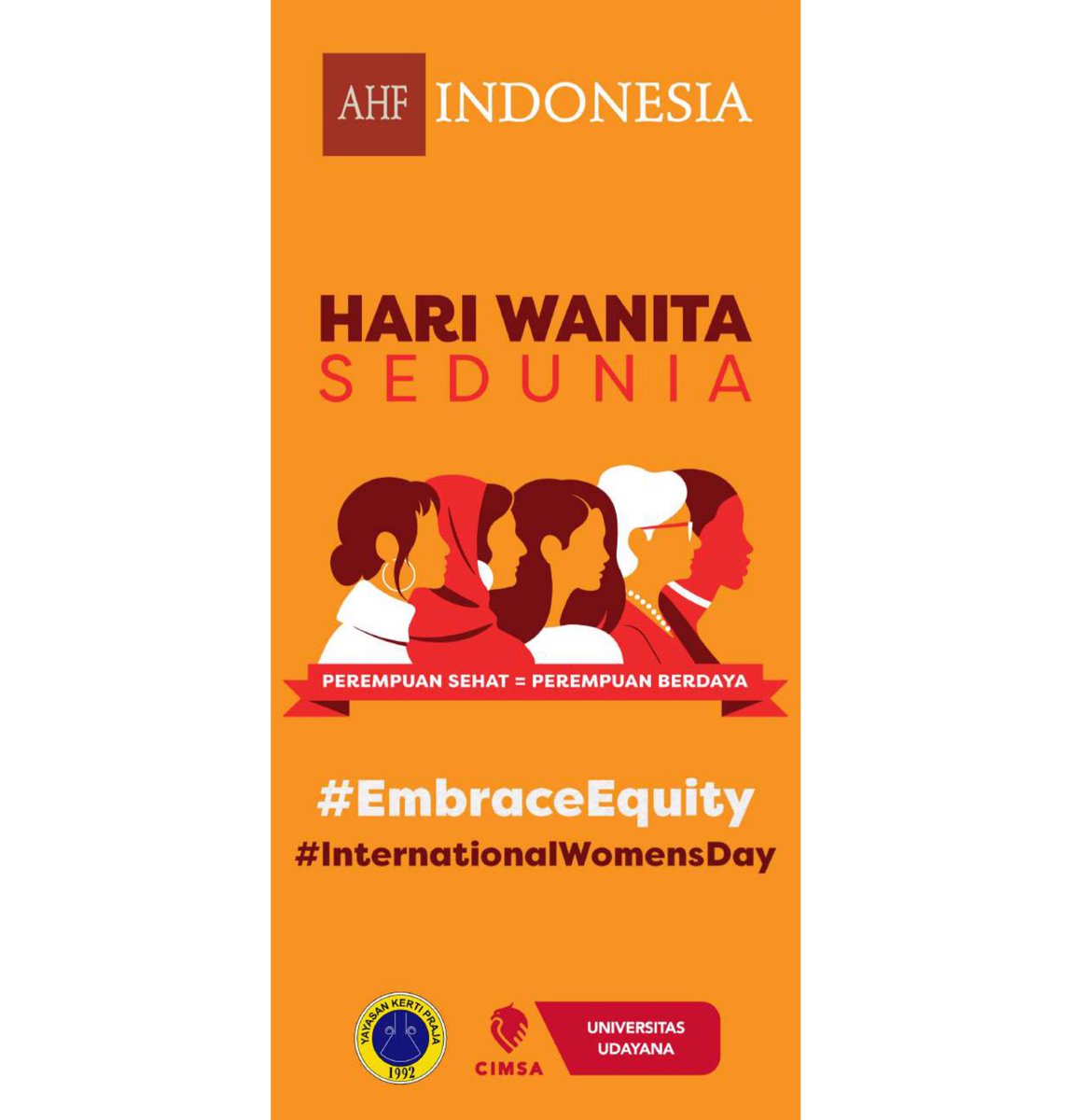 indonesia_ahf's tweet photo. “Dunia masih terus bergulat dengan tantangan kesehatan,  kita harus mengingat perempuan dan remaja perempuan yang mengalamai ketidakseimbangan akibat krisis, termasuk HIV, kekerasan rumah tangga dan masalah lainnya. https://t.co/iTtRHuuWus