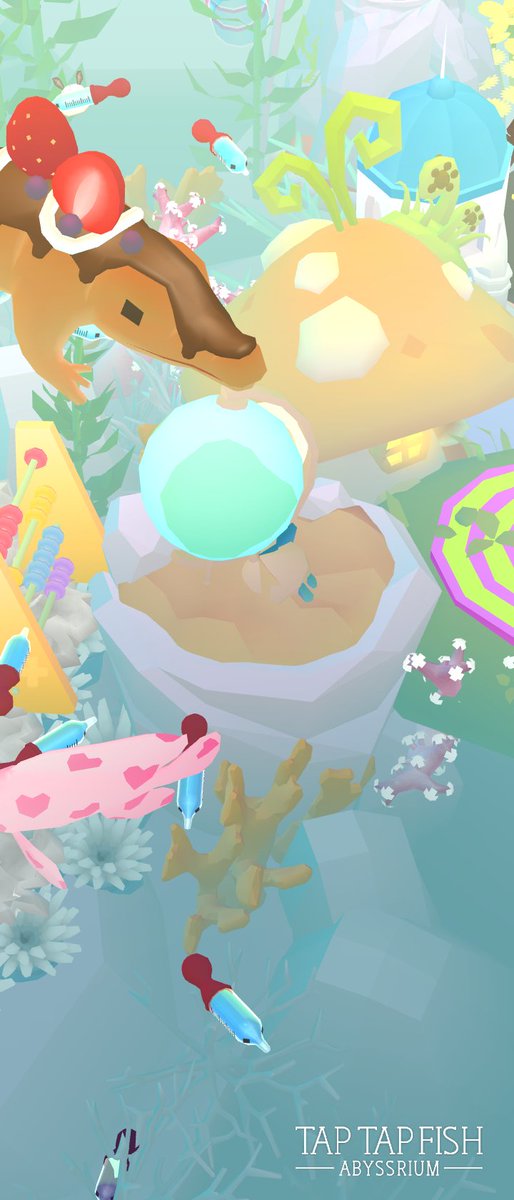 530504Shoko's tweet photo. 私のAbyssRium:) 地球儀ヤドカ���です!
#taptapfish
Download: https://t.co/nqvePWLbzW https://t.co/bXcSs33Afs