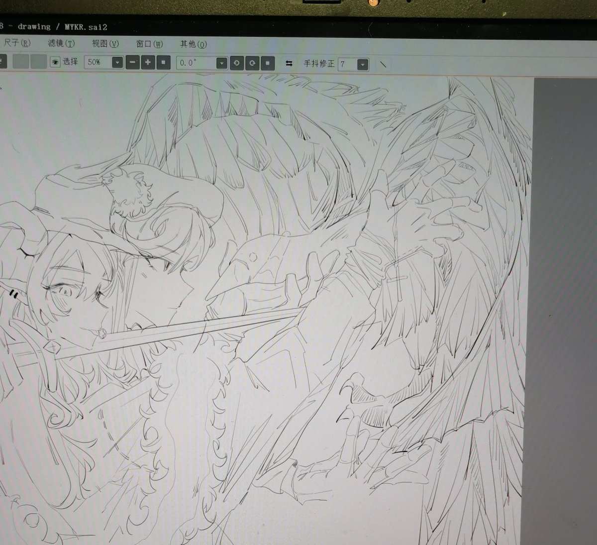 764896344M's tweet photo. 去年的草稿今年再画😋 https://t.co/ZvfbZy9cAl