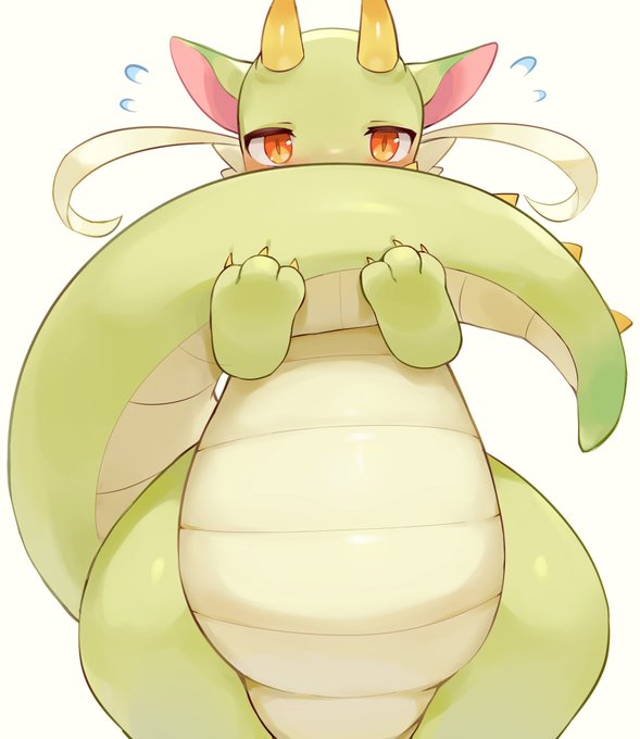 恥ずかしがり屋なドラゴンくん(再掲) 