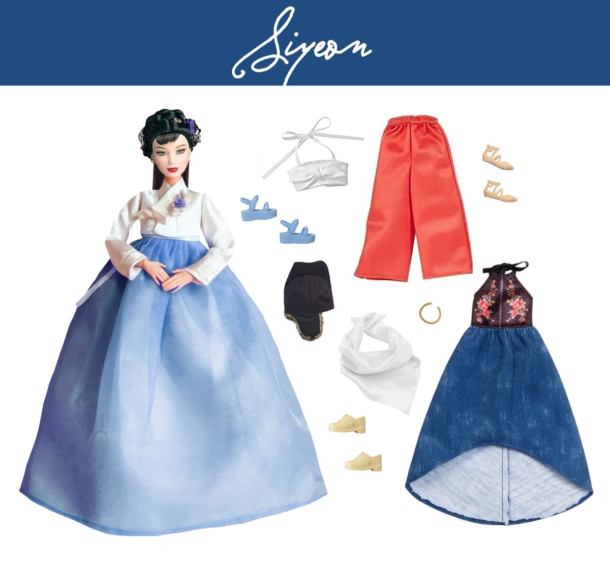 panic_inthecity's tweet image. For Siyeon's I wanted to maintain the cultural concept so the Hanbok is the main look, I also added other clothing items that give a modern spin to the traditional and some accessories. The scarf HAD to be there for the dance. 
#Dreamcatcher #Siyeon #Entrancing
