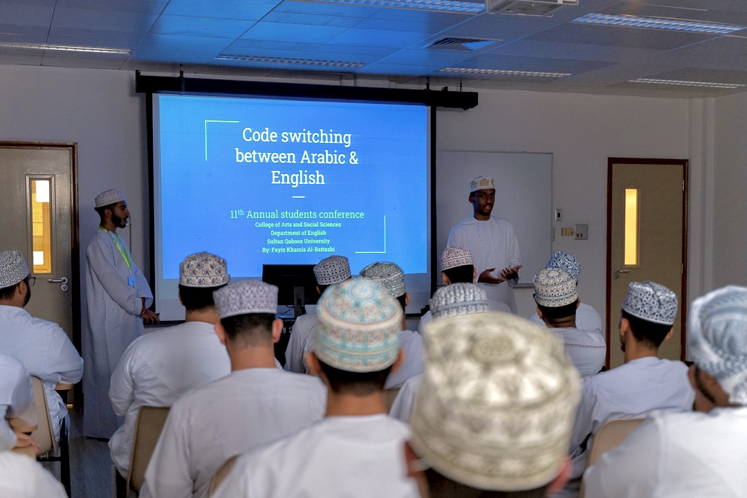 Our students <a href="/EnglishdSQU/">SQU_English Department</a> <a href="/SquMajor/">𝗦𝗤𝗨 𝗘𝗻𝗴𝗹𝗶𝘀𝗵 𝗠𝗮𝗷𝗼𝗿</a>  did a great job at the conference yesterday!
Well done everyone!
#research #researcher #conference