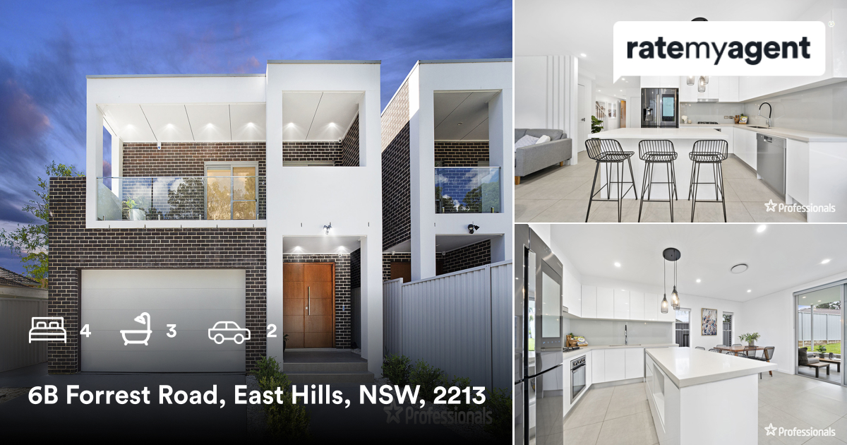 MrDuckWatson's tweet photo. 🛌 4 🛀 3 🚘 2
📍 6B Forrest Road, East Hills, NSW, 2213

My latest listing on #RateMyAgent.
 20300036
https://t.co/i7edTJW6iV

...
#ratemyagent #realestate #Professionals_Padstow https://t.co/ourfngLfym