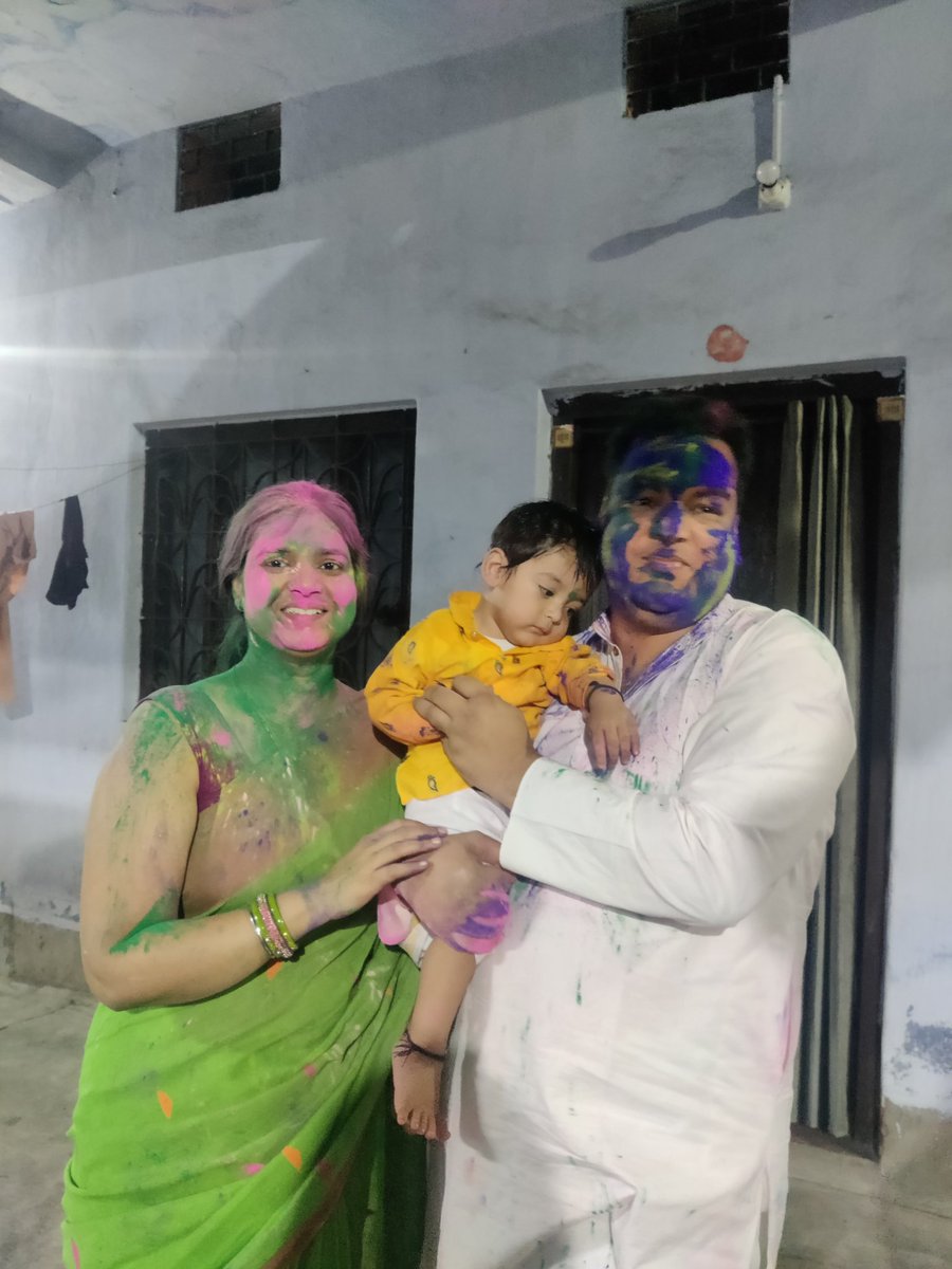 INC_PrasadNidhi's tweet photo. Happy first Holi to my little bundle of joy, Dhairya! May this festival of colors bring immense happiness and blessings to your life. Let's make unforgettable memories together today! 🎨🌈👶 #FirstHoli #CelebrationOfColors #FamilyLove https://t.co/v2GPsceHwf