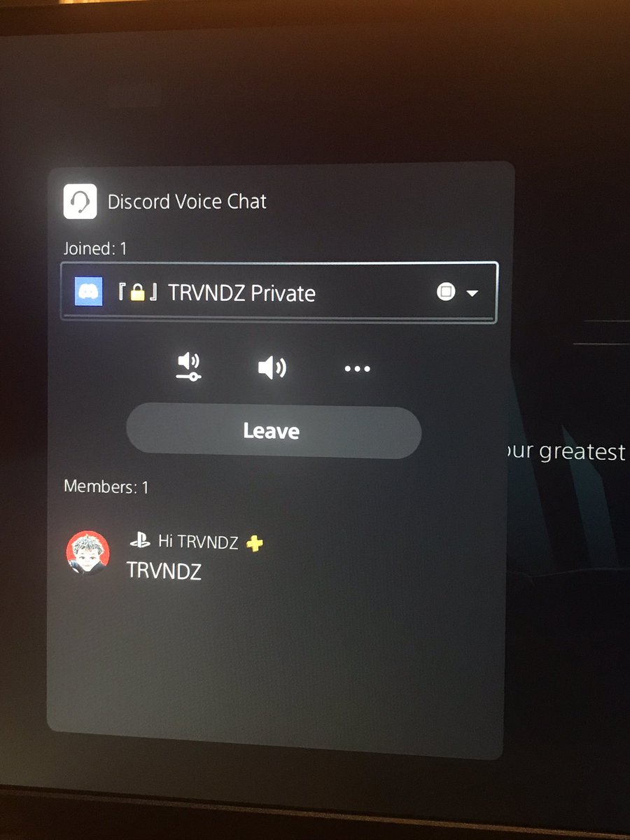 Trvndz_'s tweet photo. Discord finally on PS https://t.co/YX4vlcG8rA