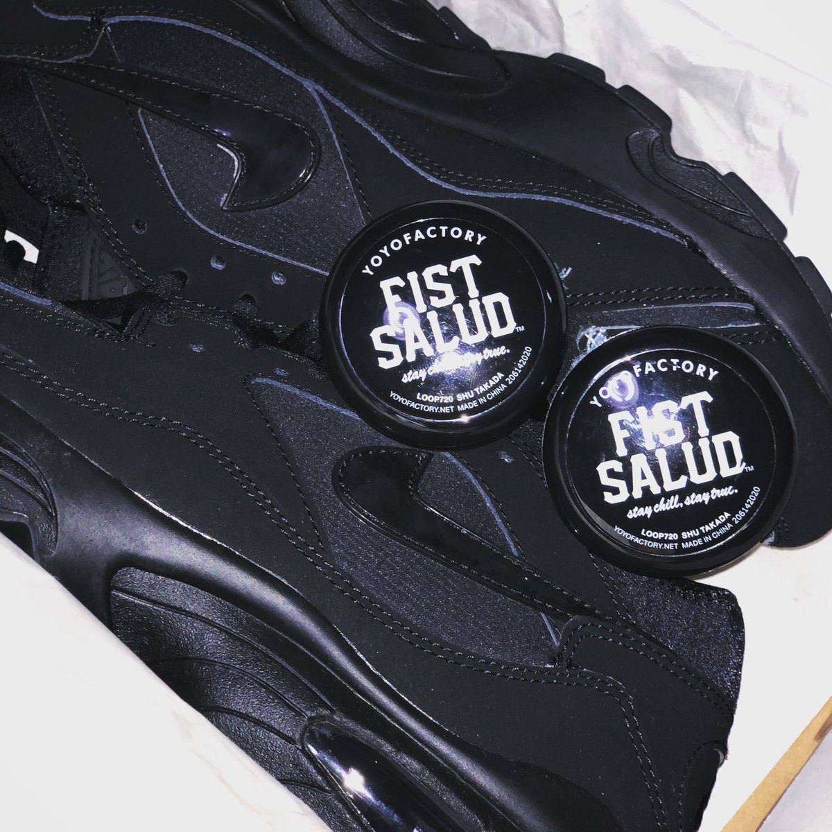 co1low441's tweet photo. オールブラック🖤
#airmax93 #fistsalud #ヨーヨー
#airmaxday https://t.co/tJueQhblIS