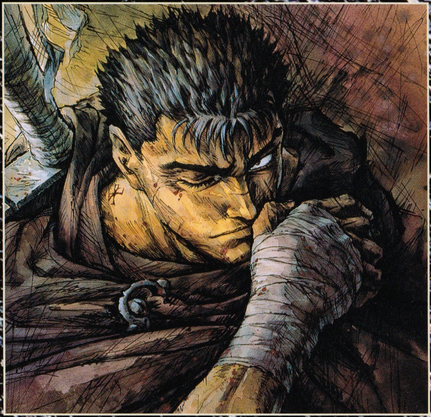 Гатс Берсерк 1997 Manga