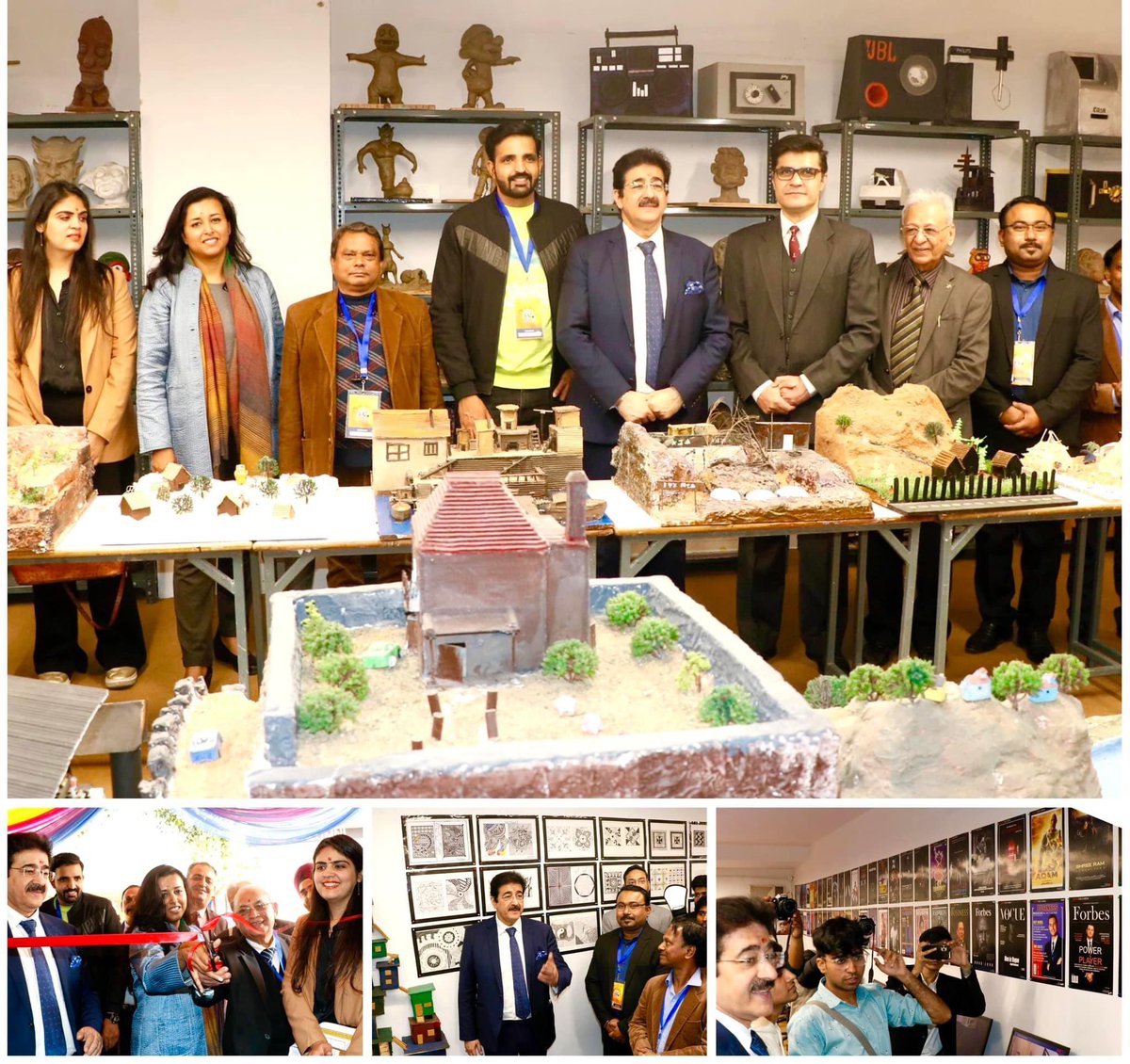 Exhibition Inaugurated Designed by AAFT School of Animation during 11th Global Festival of Journalism Noida 2023 at Marwah Studios Noida Film City #exhibition #animation #inaugrated #11thEdition #global #festival #journalisn #noida2023 #Aaft  #journalismfestival #icmei