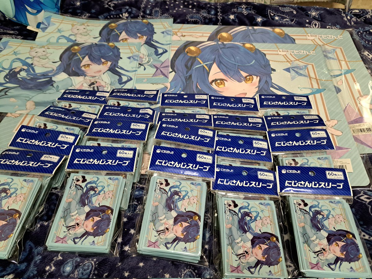 天宮こころ　公式カード スリーブ ラバーマットグッズ第4弾】カードスリーブ 天宮こころ｜にじさん