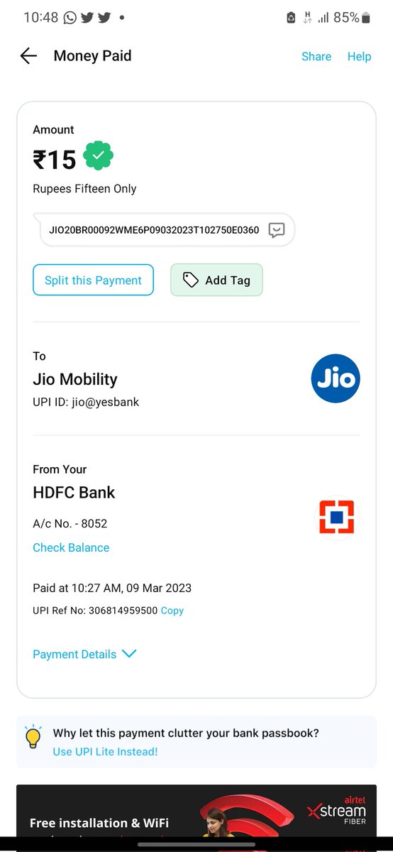 I reacharge many time to my jio number data top up to my paytmupi my balance is debited but my recharge is not done jio help centre says this is problem of ptm side pls resolve the isshu #Paytm #help @Paytm @Paytmcare @PaytmBank @PaytmMoney @paytmbankcare