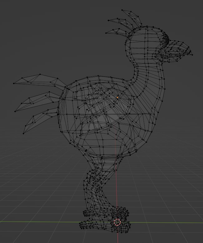 MLSpence on X: Opila birds model and UVs remains completely