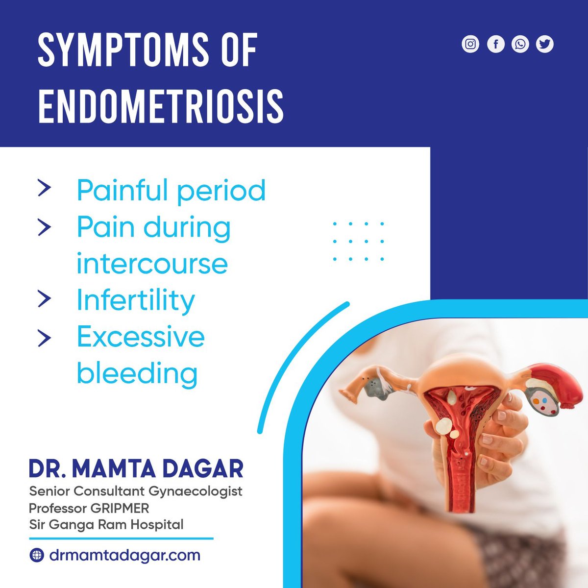 Endometriosis is an often painful condition where the endometrium, which is the uterus tissue, is present outside the uterus too. 

#Painfulperiod #besttreatmentforendometriosis #endometriosistreatment #bestgynecologistinDelhi