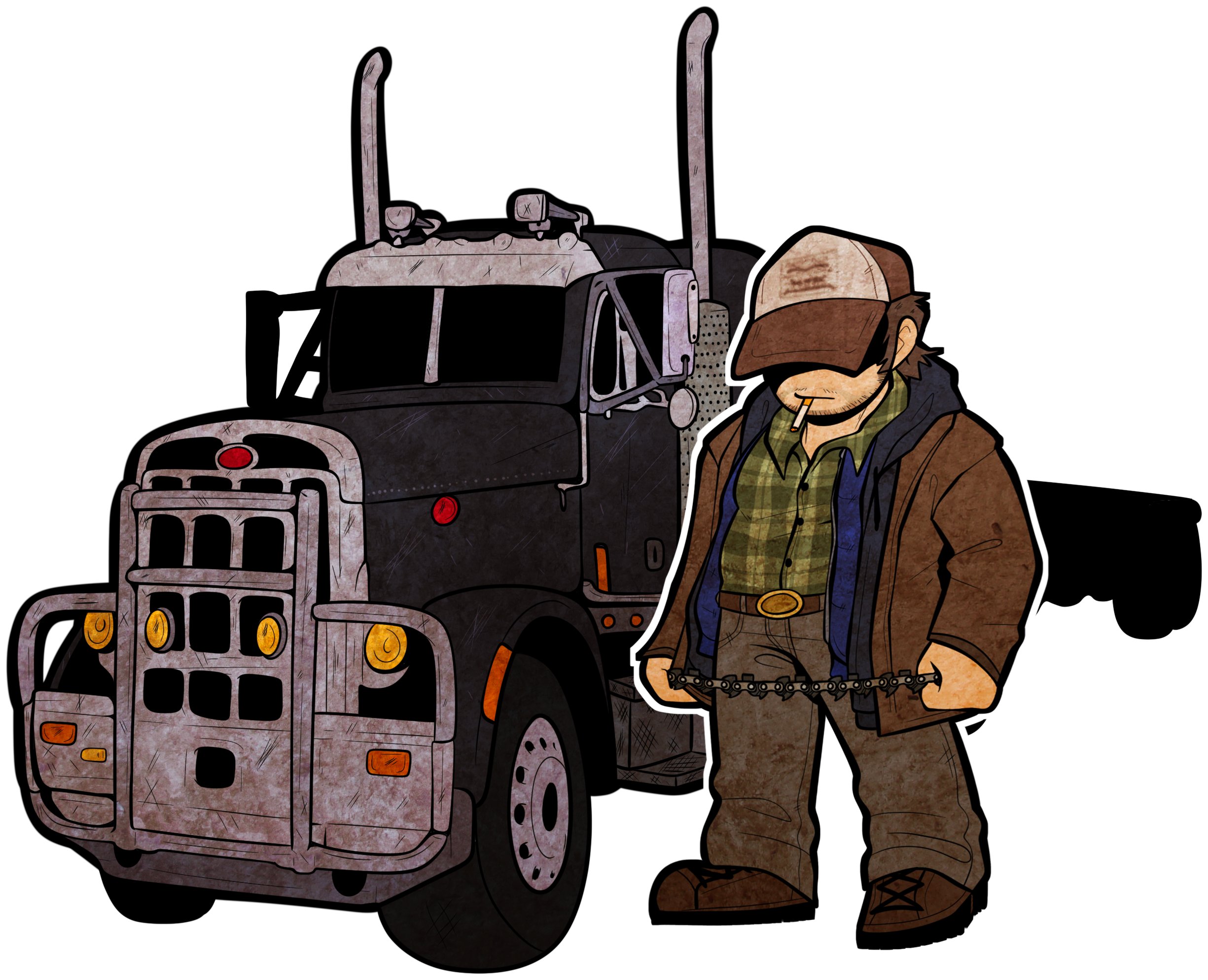 🦊 FOX 📼 on X: "literally nobody but me cares about these movies, but i  made some cute keychain designs of two of my fave B-movie, truck based  killers! Rusty Nail from