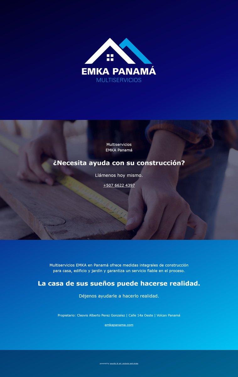 anuvito's tweet photo. ¿Necesita ayuda con su construcción?
Multiservicios EMKA en Panamá ofrece medidas integrales de construcción para casa, edificio y jardín y garantiza un servicio fiable en el proceso.
#EMKA #Panama #Volcan
#Multiservicio #casa #construcción
https://t.co/UyCsR4Ftch https://t.co/nEgTaEphzz