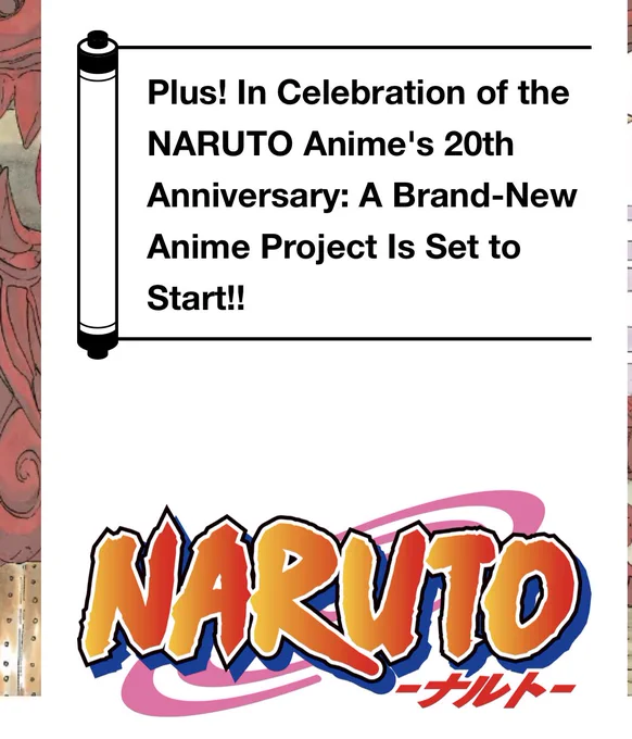 Ok but??? brand new anime project for the 20th anniversary??? I'm excited… 