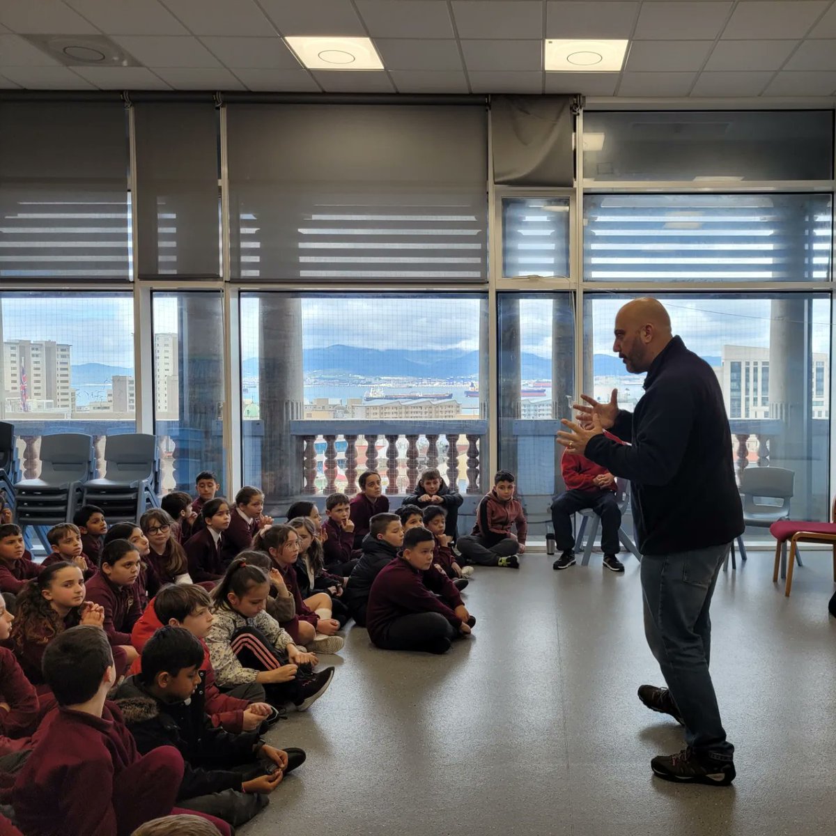 #Gibraltar #MarineScience Studies We focus on how #climatechange will affect the terrestrial biosphere with little consideration to its consequences in the oceans SBUP tackled this issue posing excellent questions & sharing knowledge attained at school with their #PBL