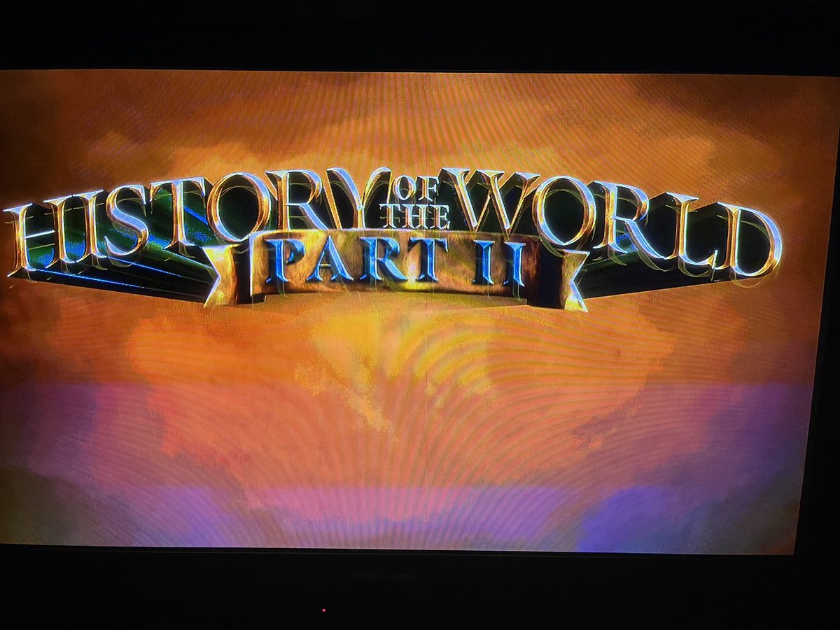 ematulka's tweet image. I really didn’t think they’d be able to do it … @MelBrooks #ThanksMelBrooks #HistoryoftheWorldPartII