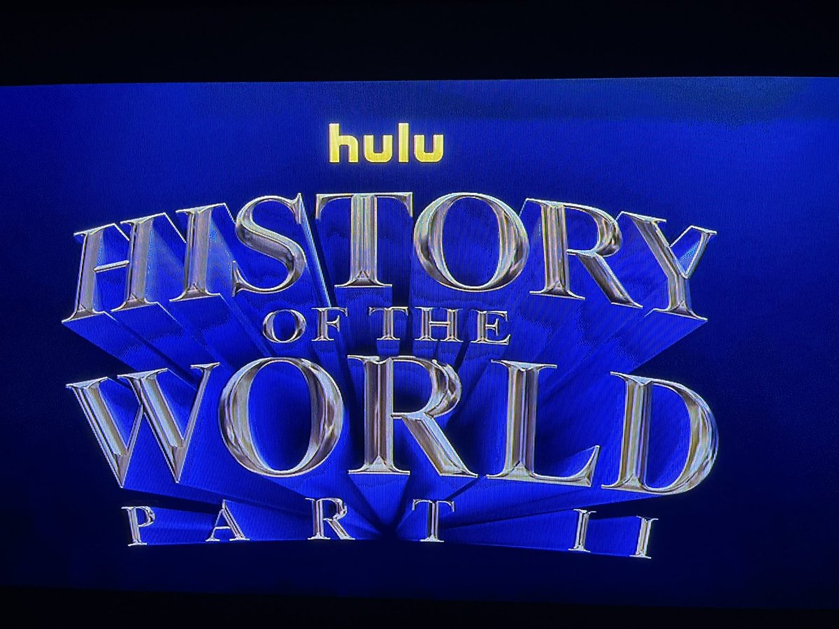 ematulka's tweet image. I really didn’t think they’d be able to do it … @MelBrooks #ThanksMelBrooks #HistoryoftheWorldPartII
