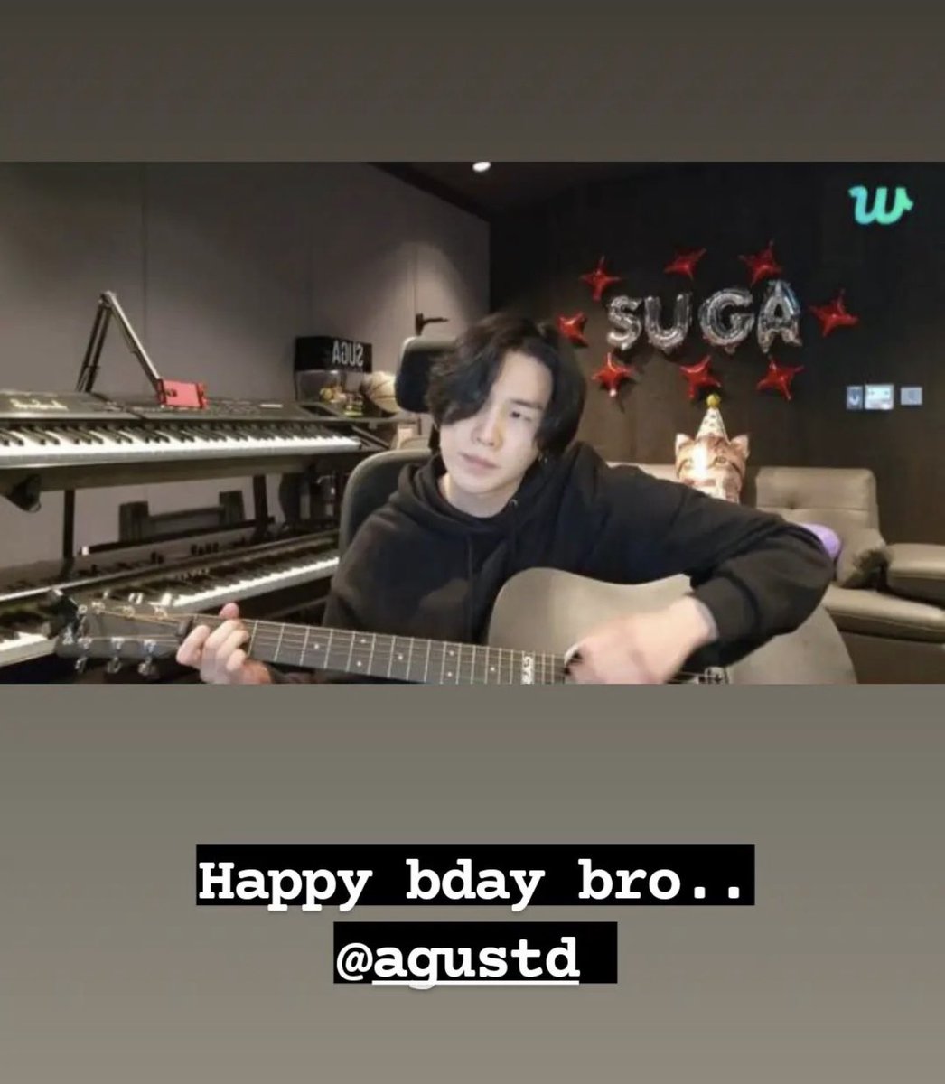 charts_k's tweet photo. RM Instagram Story

Happy bday bro.. @/agustd https://t.co/VaeU2zTikB