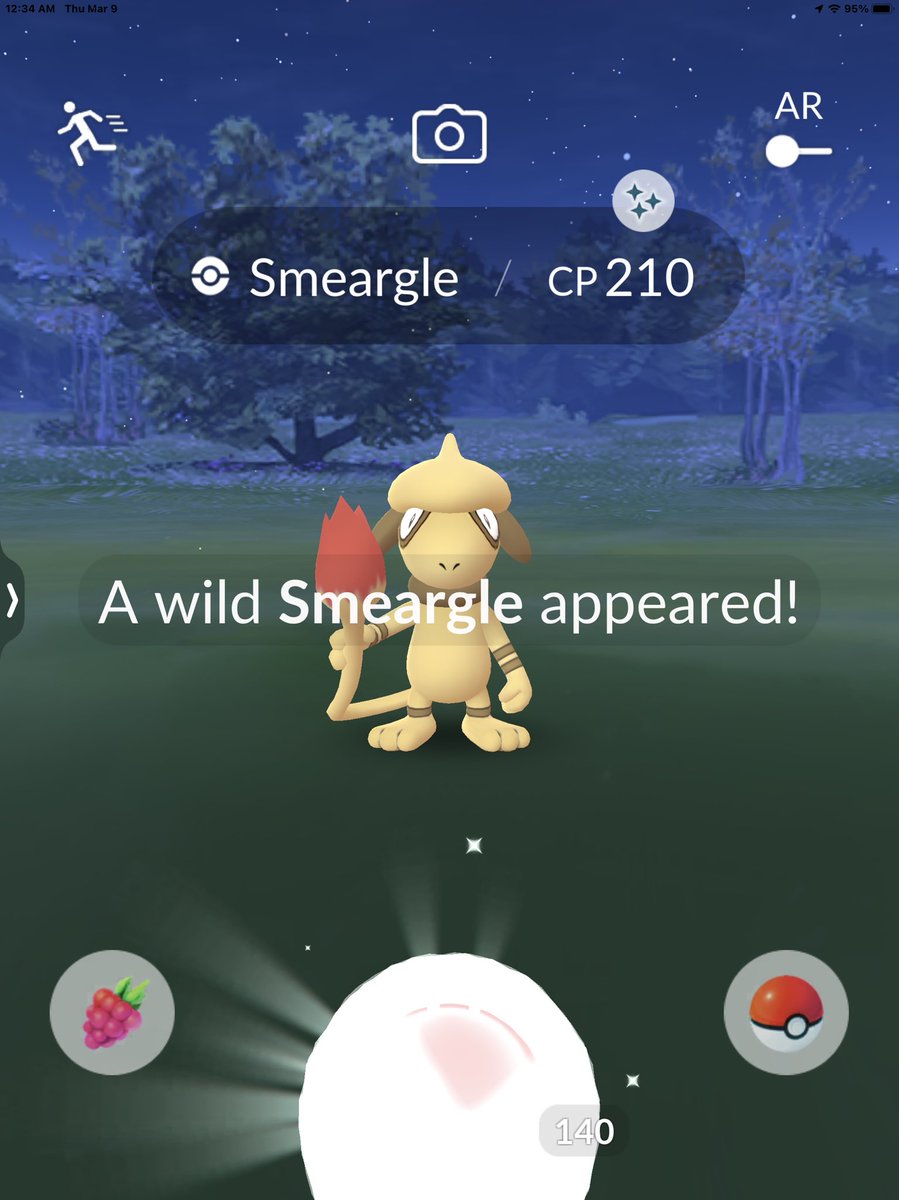 LadyDi1002's tweet image. Yaaaaaaaaaaaaaaaz, I was going ttry every single change I got to make this spawn. And yes, all others will be deleted except... #OneOneOne 

#ShinySmeargle

#ShinySmeargleBeSmeargling 

#SHEnanigans 

#PokémonGO