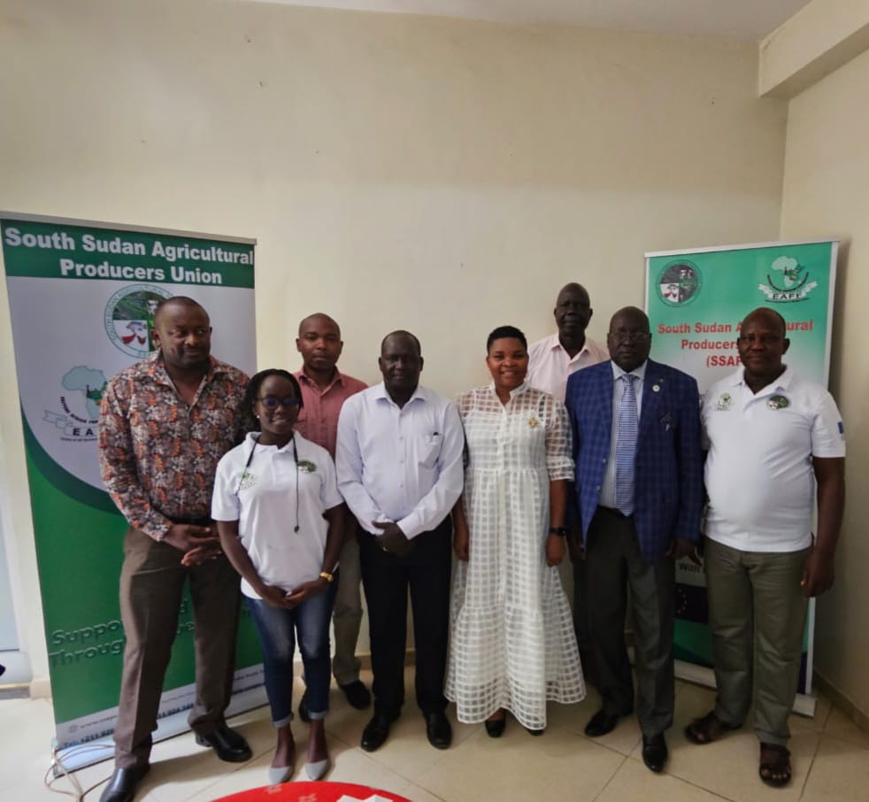 EAFFinfo's tweet photo. #EAFF President @elizabethnsima and the secretariat led by CEO Mr. Stephen Muchiri, visits #SSAPU, The @purpose conduct #OCA and identify organizational gaps and develop targeted interventions for our membership#SSAPU #EAFF #PAFO #FO4ACP https://t.co/kL4O4V9ZcU