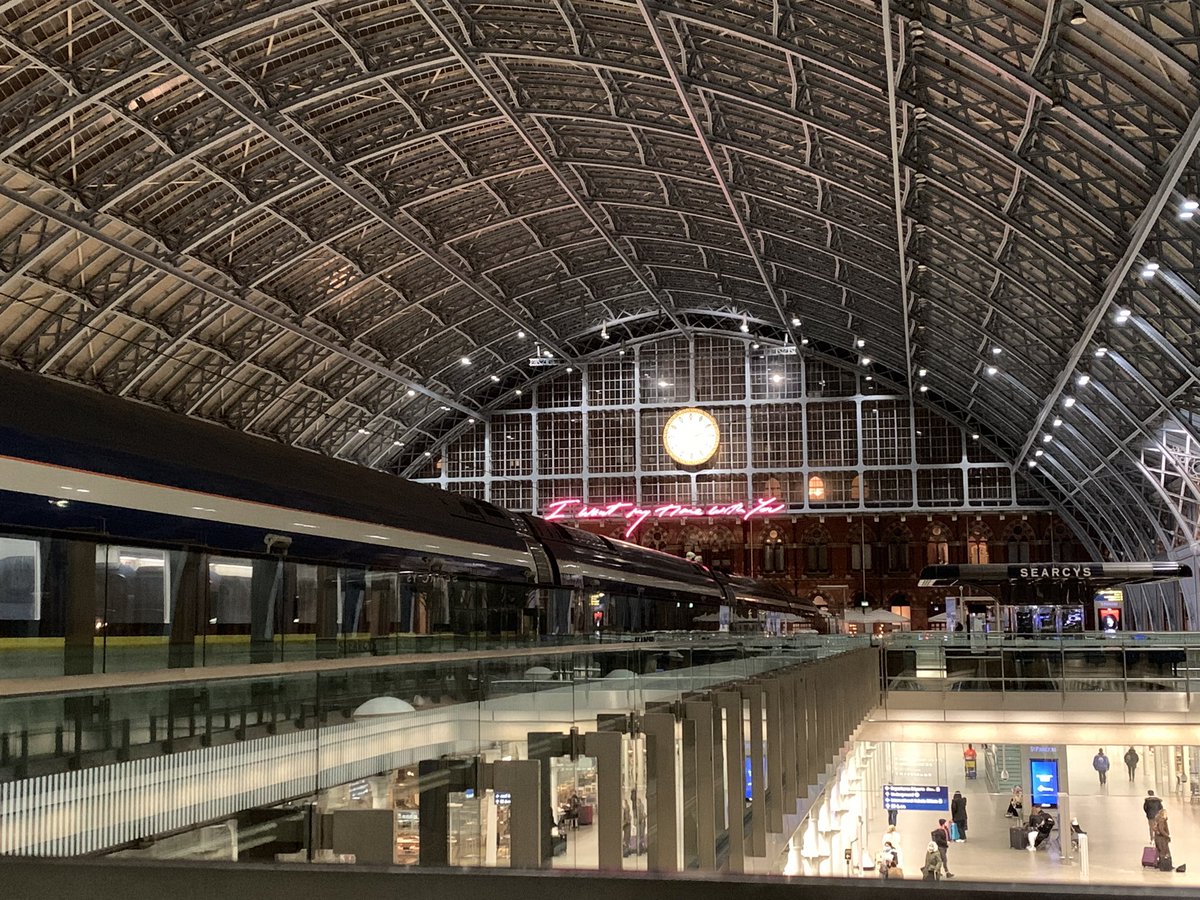 Perks of getting a 5.27 train to Nottingham for the <a href="/bssvd_org/">BSSVD</a> ASM- having a train carriage and #londonstpancras to yourself!