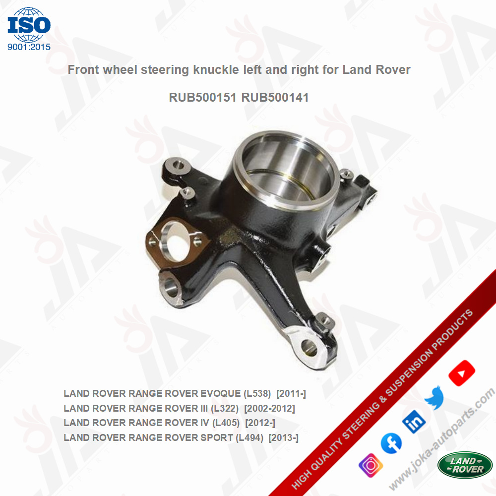 Joka_autoparts's tweet photo. Front wheel steering knuckle left and right for Land Rover RUB500151 RUB500141
#tesla #autoparts #draglink #tierod #rackrod #heavylandrover #classiclandrover #suspensionjoint #controlarm #nissan #offroad #steeringknuckle #4x4 #classiccars #controlarms #landrover #rangerover https://t.co/L44ulY9SZT