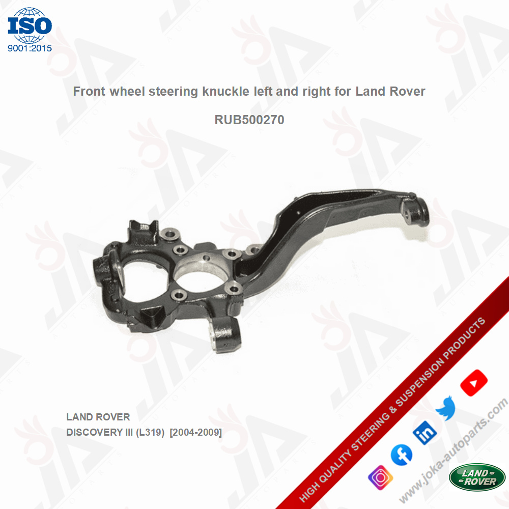 Joka_autoparts's tweet photo. Front wheel steering knuckle left and right for Land Rover RUB500270
#tesla #autoparts #draglink #tierod #rackrod #heavylandrover #classiclandrover #suspensionjoint #controlarm #nissan #offroad #steeringknuckle #4x4 #classiccars #controlarms #landrover #rangerover https://t.co/N9ufe7xL0m