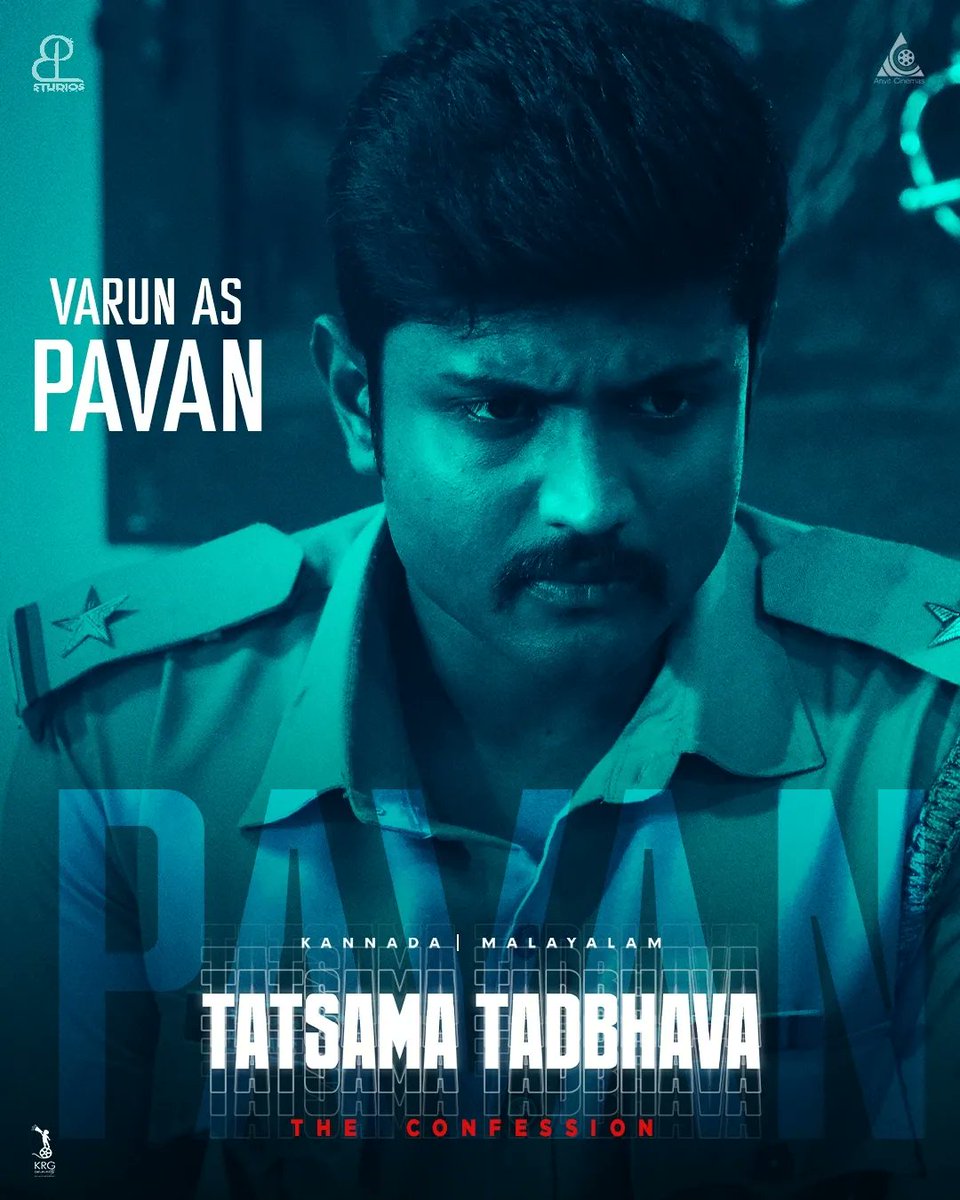KRG_Connects's tweet photo. Glad to present Varun as Pavan, playing a pivotal role in Tatsama Tadbhava! 

#tatsamatadhbhava #KannadaMovie #Teamintroduction #TTTeam #sandalwood #KannadaTalk #Chandanavana #KannadaFilm #KFI #SandalwoodUpdate #MeghanaRajNewMovie #KannadaFilmWorld #BestMovie #CrimeThriller https://t.co/RfJ0OdHRNo