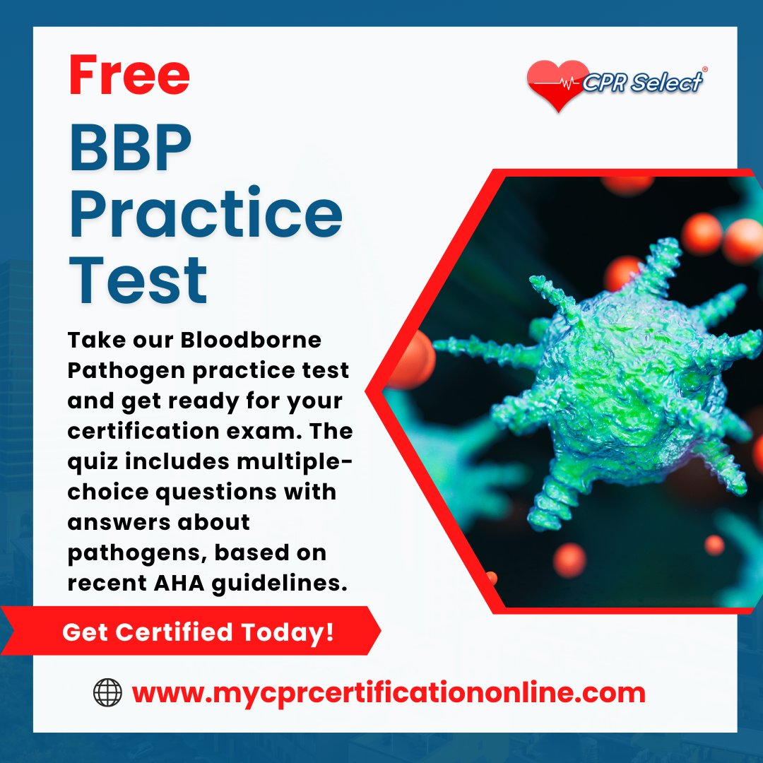 Looking for a way to test your knowledge of the #Bloodbornepathogens (BBP) standard? Our #BBP practice test and answers can help you assess your understanding of this important occupational safety topic. Test your knowledge with #Free BBP #practicetest🔗bit.ly/3YAsFNB
