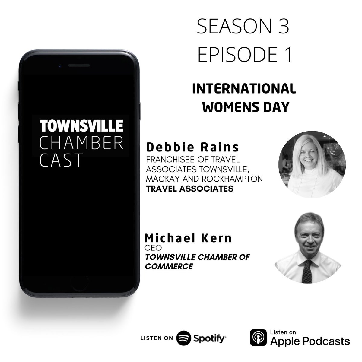 𝘾𝙝𝙖𝙢𝙗𝙚𝙧𝘾𝙖𝙨𝙩 𝙞𝙨 𝙣𝙤𝙬 𝙡𝙞𝙫𝙚 🎙🎧
This week we welcomed Debbie Rains, franchisee of Travel Associates with offices located in Townsville, Mackay and Rockhampton. 
Listen now 👉bit.ly/3Jsk5Mc