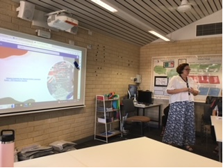Our Music Specialist has been inspired by the work of <a href="/TimRasinski1/">Tim Rasinski</a> and shared with staff how she uses repeated reading to make connections between literacy and lyrics. At our recent staff meeting Emma discussed the language of the national anthem.