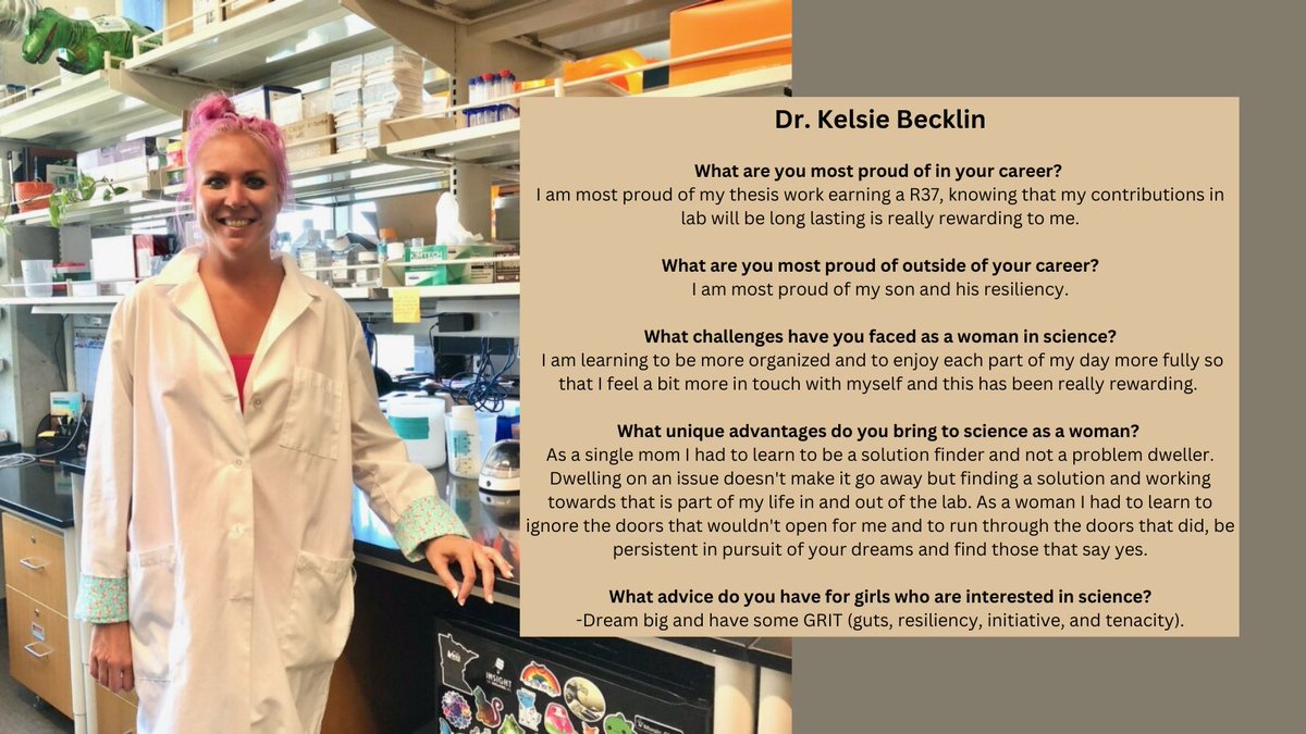 mw_umn_labs's tweet photo. Dr. Kelsie Becklin https://t.co/yEfxxojcK1