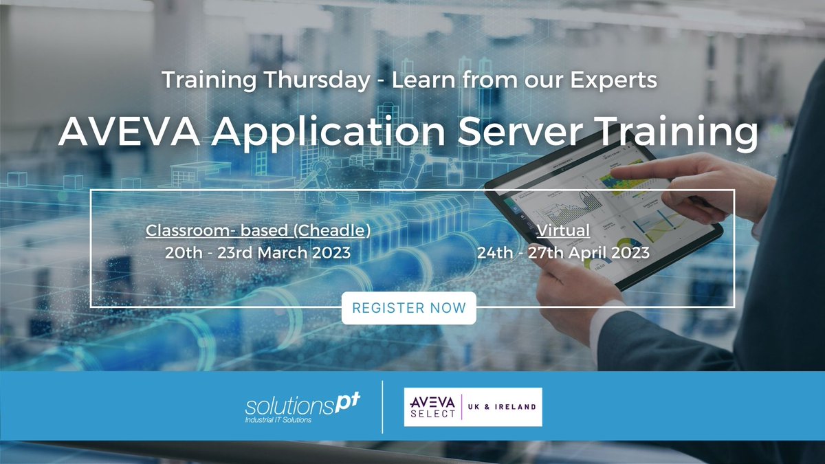 SolutionsPT's tweet image. AVEVA Application Server training course is designed to provide lectures and hands-on labs to supply and reinforce the knowledge necessary to use these features and functions for plant modeling.

Register now at: hubs.la/Q01DPPCL0

#AVEVA #ApplicationServer #Training