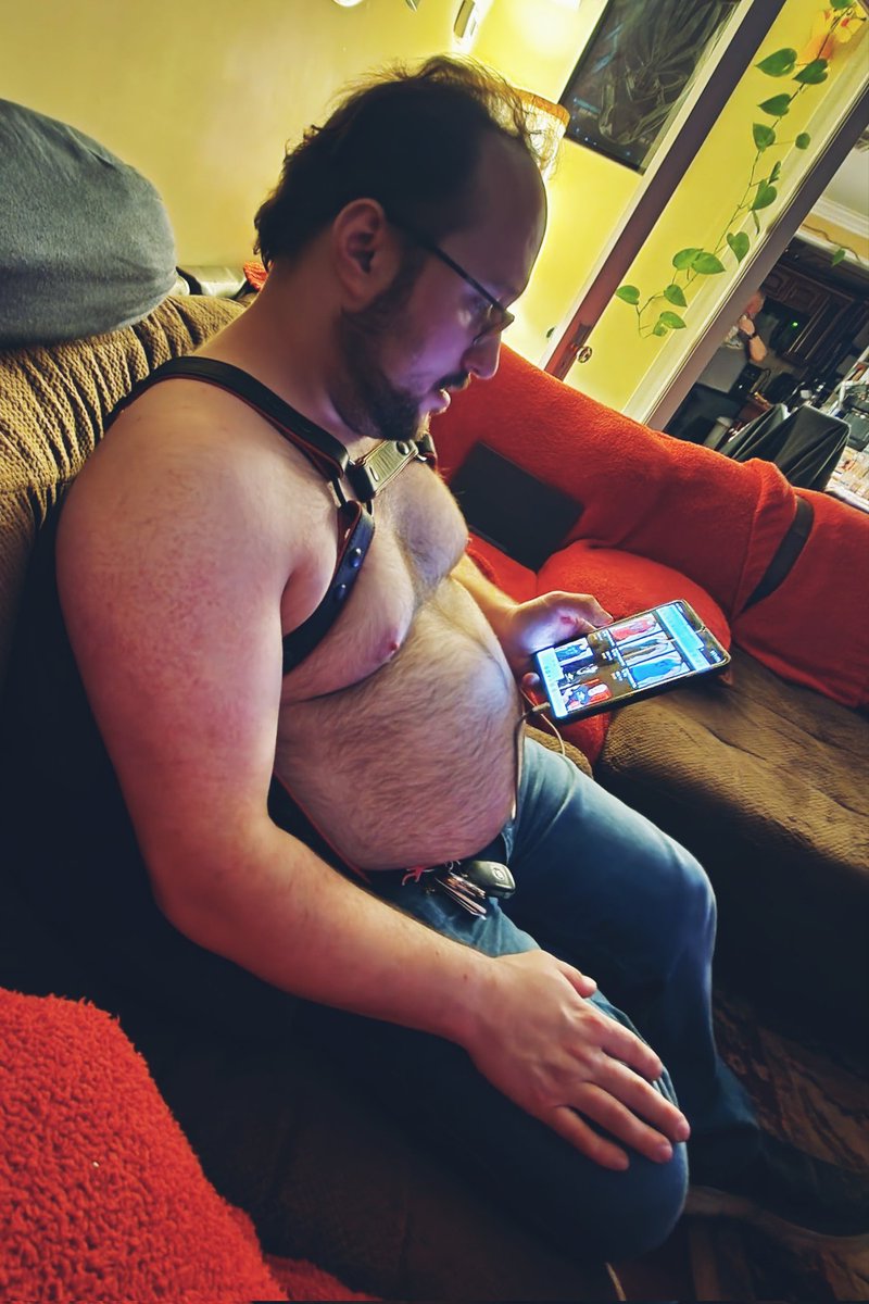 spacebear84's tweet photo. Fuck ๐คค๐
#gay #cub #gaycub #leather #leatherharness #thiccub #bigcub #stocky https://t.co/VcWReC9GBw