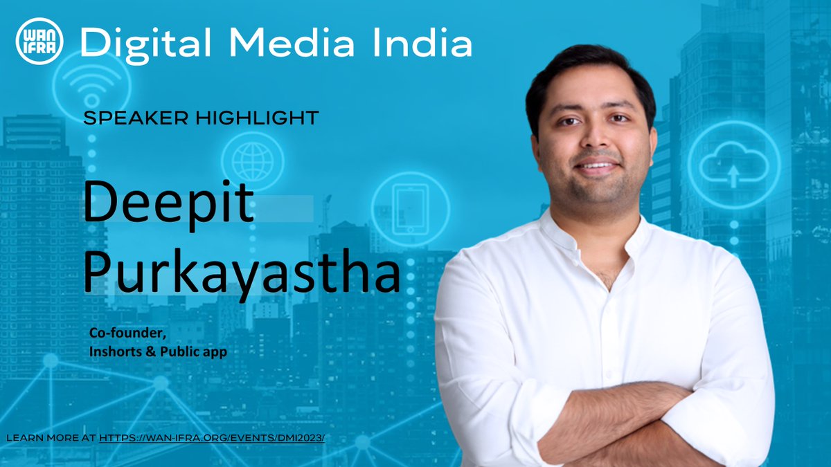 WAN-IFRA South Asia (@digitalmediain) on Twitter photo .<a href="/inshorts/">inshorts</a> was an early adopter of #ArtificialIntelligence in personalising the news experience. <a href="/d_BIT/">Deepit Purkayastha</a> and <a href="/pradeepgairola/">pradeep gairola</a> will join us at <a href="/NewspaperWorld/">WAN-IFRA</a>'s #DMI2023 in Delhi (16-17 March) to talk about this trending topic.
Register here: wan-ifra.org/events/dmi2023…
#AI .<a href="/inshorts/">inshorts</a> was an early adopter of #ArtificialIntelligence in personalising the news experience. <a href="/d_BIT/">Deepit Purkayastha</a> and <a href="/pradeepgairola/">pradeep gairola</a> will join us at <a href="/NewspaperWorld/">WAN-IFRA</a>'s #DMI2023 in Delhi (16-17 March) to talk about this trending topic.
Register here: wan-ifra.org/events/dmi2023…
#AI