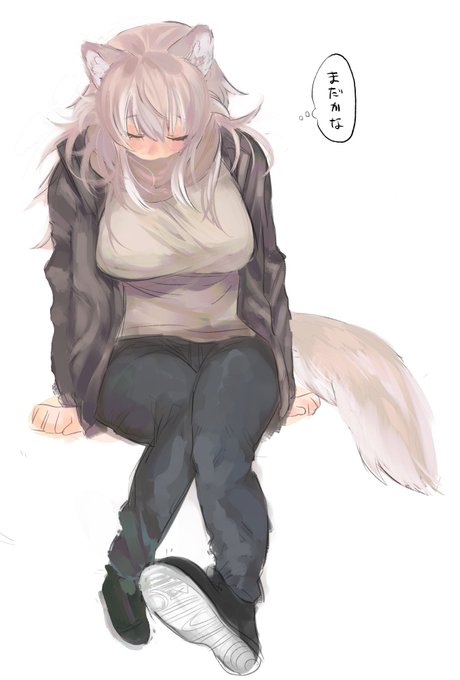 花粉嫌すぎるしお気に入りのニホンオオカミちゃんピクチャ〜でも見よ 