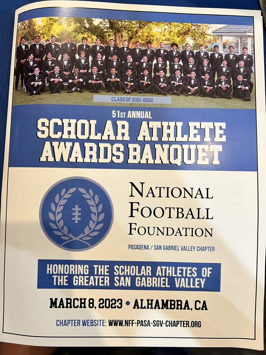 Ryan Maine (@ryanjmaine) on Twitter photo Honoring some amazing young men tonight at the 51st Annual <a href="/NFFNetwork/">National Football Foundation</a> Scholar Athlete Banquet.
Congrats to Sal Quintanilla & Phil Cotton for being recognized!
These two have been the ultimate leaders on and off the field at Walnut High School.
#WalnutPride | <a href="/WVUSD_Tweet/">Walnut Valley USD</a> Honoring some amazing young men tonight at the 51st Annual <a href="/NFFNetwork/">National Football Foundation</a> Scholar Athlete Banquet.
Congrats to Sal Quintanilla & Phil Cotton for being recognized!
These two have been the ultimate leaders on and off the field at Walnut High School.
#WalnutPride | <a href="/WVUSD_Tweet/">Walnut Valley USD</a>